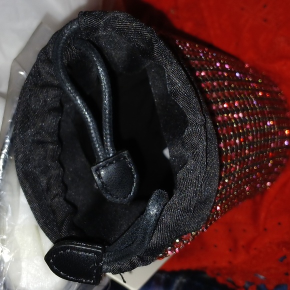 Pink Rhinestone Handbag Round - Picture 6 of 11